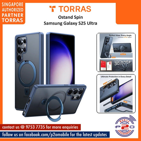 Torras Ostand Spin for Samsung Galaxy S25 Ultra
